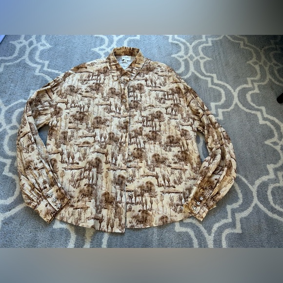 New Cami NYC Belski Linen Shirt in Desert Size Small - Picture 2 of 6